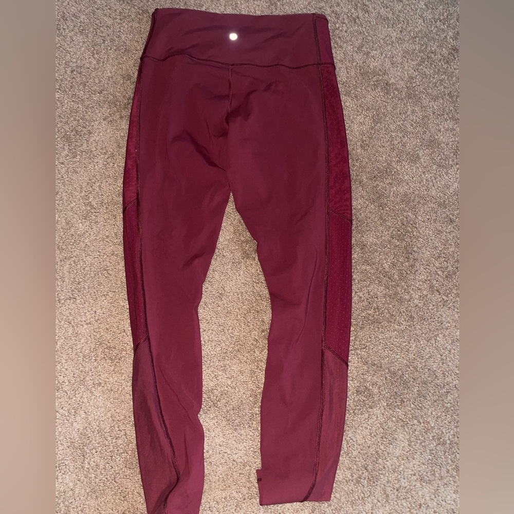 lululemon yoga  mesh leggings